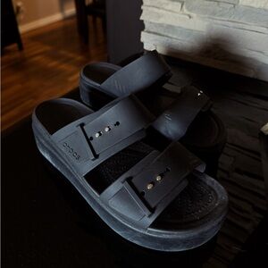 Croc sandals
